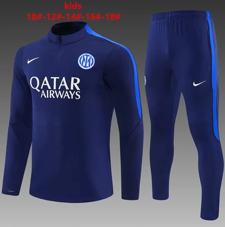 Kids Inter Milan 26/27 Tracksuit - Dark Blue